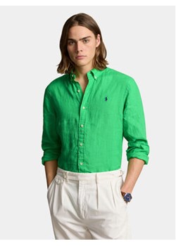 Polo Ralph Lauren Koszula 710829443026 Zielony Slim Fit ze sklepu MODIVO w kategorii Koszule męskie - zdjęcie 170424442