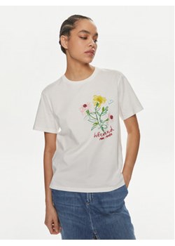 Weekend Max Mara T-Shirt Bassano 2415971062 Biały Regular Fit ze sklepu MODIVO w kategorii Bluzki damskie - zdjęcie 170424522