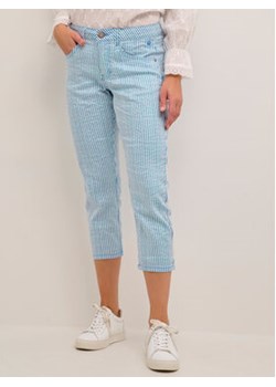 Cream Spodnie materiałowe Lotte 10611184 Niebieski Regular Fit ze sklepu MODIVO w kategorii Spodnie damskie - zdjęcie 170424760