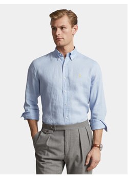 Polo Ralph Lauren Koszula 710829443029 Niebieski Slim Fit ze sklepu MODIVO w kategorii Koszule męskie - zdjęcie 170425233