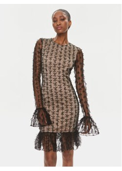 ROTATE Sukienka koktajlowa 112216100 Czarny Slim Fit ze sklepu MODIVO w kategorii Sukienki - zdjęcie 170425330