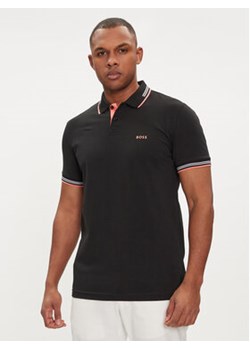 Boss Polo Paul 50506193 Czarny Slim Fit ze sklepu MODIVO w kategorii T-shirty męskie - zdjęcie 170425360