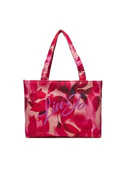 Torebka Liu Jo Shopping Scuba Print VA4205 F0267 Różowy ze sklepu eobuwie.pl w kategorii Torby Shopper bag - zdjęcie 170425782