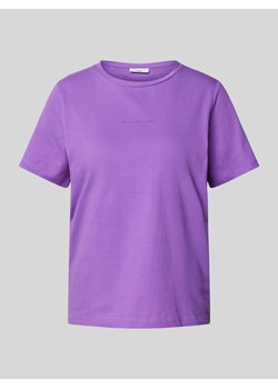 T-shirt z detalem z logo ze sklepu Peek&Cloppenburg  w kategorii Bluzki damskie - zdjęcie 170428403