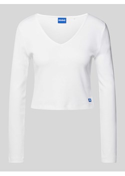 NOWOŚĆ w P&C*: Bluzka krótka z długim rękawem model ‘Darimina’ ze sklepu Peek&Cloppenburg  w kategorii Bluzki damskie - zdjęcie 170428443