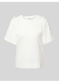 T-shirt w jednolitym kolorze model ‘PENELOPE’ ze sklepu Peek&Cloppenburg  w kategorii Bluzki damskie - zdjęcie 170428464
