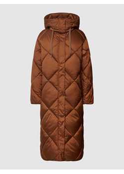 Płaszcz pikowany z kapturem ze sklepu Peek&Cloppenburg  w kategorii Płaszcze damskie - zdjęcie 170428550