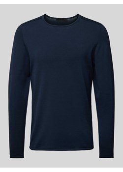Sweter z dzianiny w jednolitym kolorze model ‘RIKONO’ ze sklepu Peek&Cloppenburg  w kategorii Swetry męskie - zdjęcie 170428674