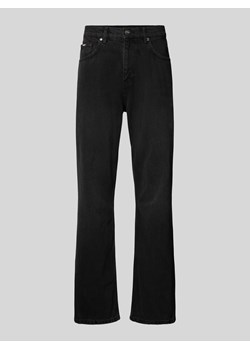 Jeansy o kroju straight fit z efektem znoszenia ze sklepu Peek&Cloppenburg  w kategorii Jeansy męskie - zdjęcie 170428713