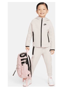 Dwuczęściowy zestaw z bluzą z kapturem dla maluchów Nike Sportswear Tech Fleece Full-Zip Set - Fiolet ze sklepu Nike poland w kategorii Dresy dziewczęce - zdjęcie 170429491