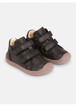 Bundgaard Skórzane sneakersy &quot;The Walk Strap&quot; w kolorze czarnym ze sklepu Limango Polska w kategorii Półbuty dziecięce - zdjęcie 170429963