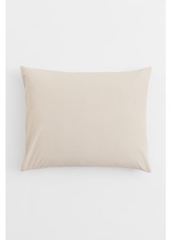 H & M - Poszewka na poduszkę z bawełny - Beżowy ze sklepu H&M w kategorii Poszewki na poduszki - zdjęcie 170430111