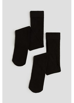 H & M - Cienkie rajstopy 2-pak - Czarny ze sklepu H&M w kategorii Rajstopy dziecięce - zdjęcie 170430134