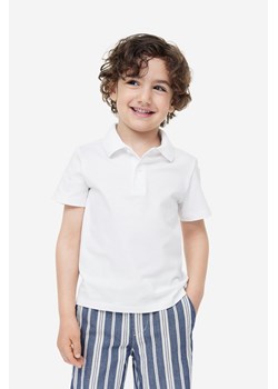 H & M - Top polo - Biały ze sklepu H&M w kategorii T-shirty chłopięce - zdjęcie 170430184