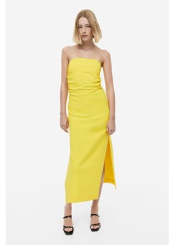 H & M - Sukienka bandeau - Żółty ze sklepu H&M w kategorii Sukienki - zdjęcie 170430284
