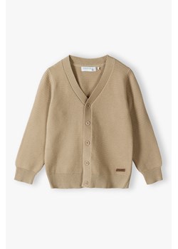 Beżowy elegancki sweter dla chłopca - Max&Mia ze sklepu 5.10.15 w kategorii Swetry chłopięce - zdjęcie 170431300