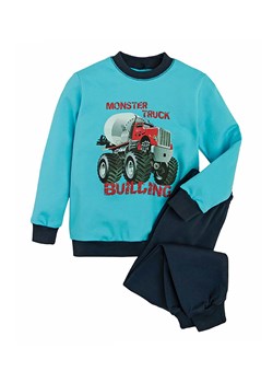 Ciepła chłopięca piżama niebiesko-granatowa Tup Tup Monster Truck ze sklepu 5.10.15 w kategorii Piżamy dziecięce - zdjęcie 170431313
