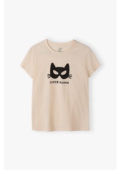 T-shirt damski z napisem - Super Mama ze sklepu 5.10.15 w kategorii Bluzki damskie - zdjęcie 170431331