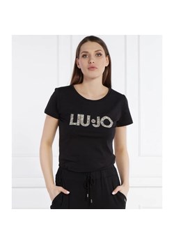 Liu Jo Beachwear T-shirt | Regular Fit ze sklepu Gomez Fashion Store w kategorii Bluzki damskie - zdjęcie 170431483