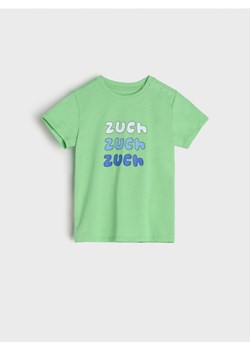 Sinsay - Koszulka z nadrukiem - zielony ze sklepu Sinsay w kategorii Koszulki niemowlęce - zdjęcie 170438960