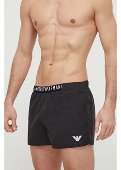 Emporio Armani Underwear szorty kąpielowe kolor czarny ze sklepu ANSWEAR.com w kategorii Kąpielówki - zdjęcie 170439284