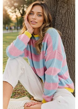 Sweter Vibrant Spirit ONE SIZE ze sklepu NAOKO w kategorii Swetry damskie - zdjęcie 170441564