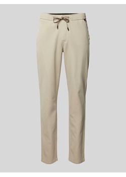 Spodnie materiałowe z tunelem model ‘Jupiter’ ze sklepu Peek&Cloppenburg  w kategorii Spodnie męskie - zdjęcie 170442270