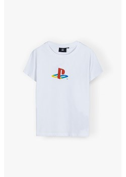 T-shirt chłopięcy bawełniany PlayStation - biały ze sklepu 5.10.15 w kategorii T-shirty chłopięce - zdjęcie 170442643