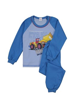 Ciepła chłopięca piżama niebieska Tup Tup- koparka ze sklepu 5.10.15 w kategorii Piżamy dziecięce - zdjęcie 170442663