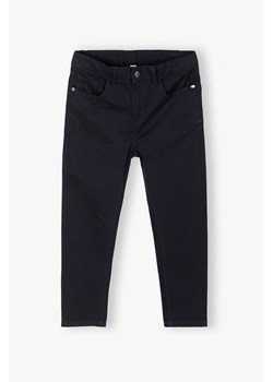Granatowe klasyczne spodnie chłopięce regular ze sklepu 5.10.15 w kategorii Spodnie chłopięce - zdjęcie 170442691
