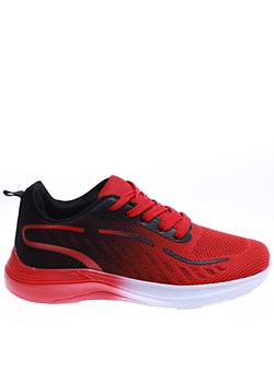 Chłopięce czarno czerwone buty sportowe /D8-2 15802 T298/ ze sklepu Pantofelek24.pl w kategorii Buty sportowe damskie - zdjęcie 170442802