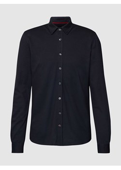 Koszula casualowa o kroju slim fit z fakturowanym wzorem ze sklepu Peek&Cloppenburg  w kategorii Koszule męskie - zdjęcie 170445504