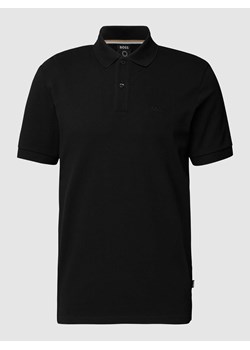 Koszulka polo z wyhaftowanym logo model ‘Pallas’ ze sklepu Peek&Cloppenburg  w kategorii T-shirty męskie - zdjęcie 170445694