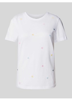 T-shirt we wzory na całej powierzchni ze sklepu Peek&Cloppenburg  w kategorii Bluzki damskie - zdjęcie 170445720