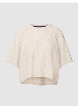 T-shirt z imitacji dzianiny model ‘Ciclassy’ ze sklepu Peek&Cloppenburg  w kategorii Bluzki damskie - zdjęcie 170446113
