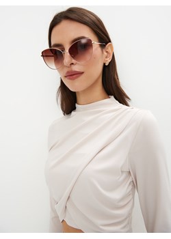 Mohito - Okulary przeciwsłoneczne - pastelowy różowy ze sklepu Mohito w kategorii Okulary przeciwsłoneczne damskie - zdjęcie 170446964