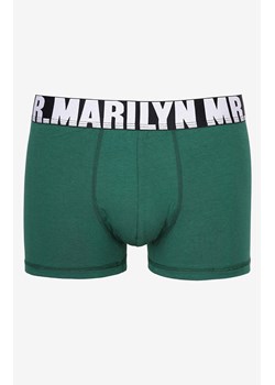 Marilyn bokserki męskie zielone Letters Boxer, Kolor zielony, Rozmiar L, Marilyn ze sklepu Intymna w kategorii Majtki męskie - zdjęcie 170450850
