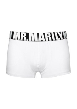 Marilyn bokserki męskie białe Letters Boxer, Kolor biały, Rozmiar M, Marilyn ze sklepu Intymna w kategorii Majtki męskie - zdjęcie 170450853