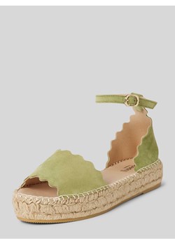 Sandały skórzane ze sprzączkami model ‘LYON’ ze sklepu Peek&Cloppenburg  w kategorii Sandały damskie - zdjęcie 170450882