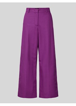 Spodnie materiałowe o kroju flared cut ze szlufkami na pasek model ‘ZIRCONE’ ze sklepu Peek&Cloppenburg  w kategorii Spodnie damskie - zdjęcie 170450922