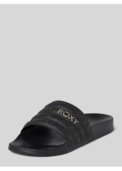 Sandały z detalami z logo ze sklepu Peek&Cloppenburg  w kategorii Klapki damskie - zdjęcie 170451144