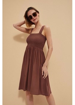 Sukienka z wiskozy ze sklepu Moodo.pl w kategorii Sukienki - zdjęcie 170453173