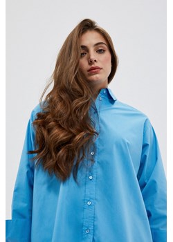 Koszula oversize błękitna ze sklepu Moodo.pl w kategorii Koszule damskie - zdjęcie 170456523