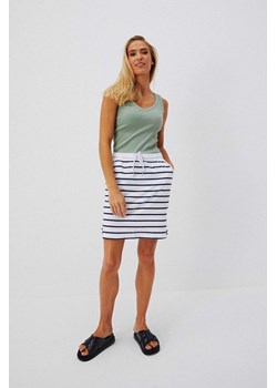 Dresowa spódnica z kieszeniami ze sklepu Moodo.pl w kategorii Spódnice - zdjęcie 170459383