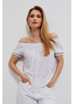 Koszula hiszpanka biała ze sklepu Moodo.pl w kategorii Bluzki damskie - zdjęcie 170460233