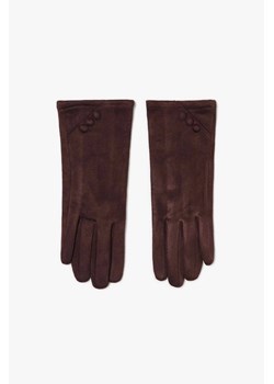 Zamszowe rękawiczki ze sklepu Moodo.pl w kategorii Rękawiczki damskie - zdjęcie 170464472