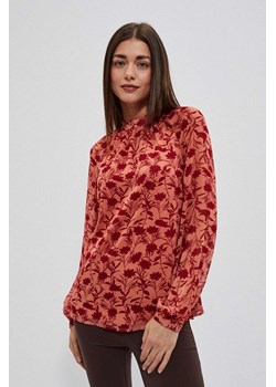 Koszula w kwiaty ze stójką ze sklepu Moodo.pl w kategorii Bluzki damskie - zdjęcie 170464622