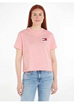 TOMMY JEANS Koszulka w kolorze jasnoróżowym ze sklepu Limango Polska w kategorii Bluzki damskie - zdjęcie 170466900