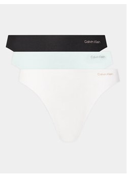 Calvin Klein Underwear Komplet 3 par fig klasycznych 000QD5200E Kolorowy ze sklepu MODIVO w kategorii Majtki damskie - zdjęcie 170467850