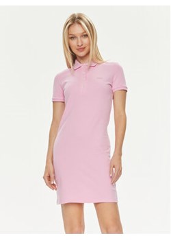 Lacoste Sukienka codzienna EF5473 Różowy Slim Fit ze sklepu MODIVO w kategorii Sukienki - zdjęcie 170467921